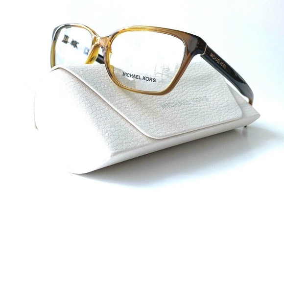New Michael Kors Frames Honey Brown MK4039 India 3218 52-15-135 Eyeglasses - Picture 1 of 8
